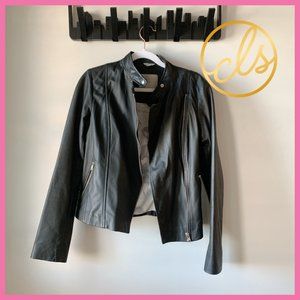 Soia & Kyo Lamb Skin Leather Jacket
